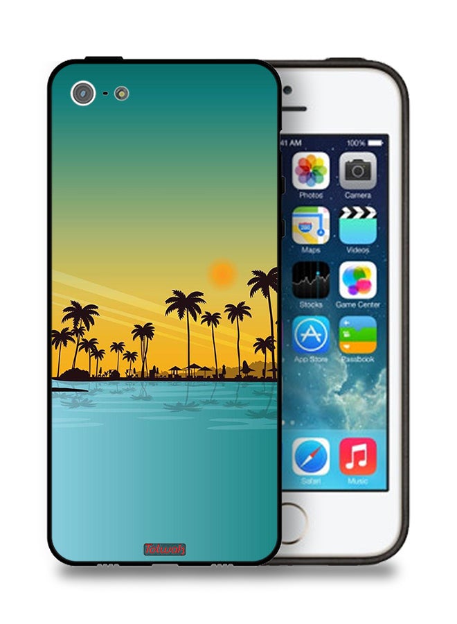 Tolwak Apple iPhone 5/5s/SE Protective Case Scenery Abstract Art - Image 1