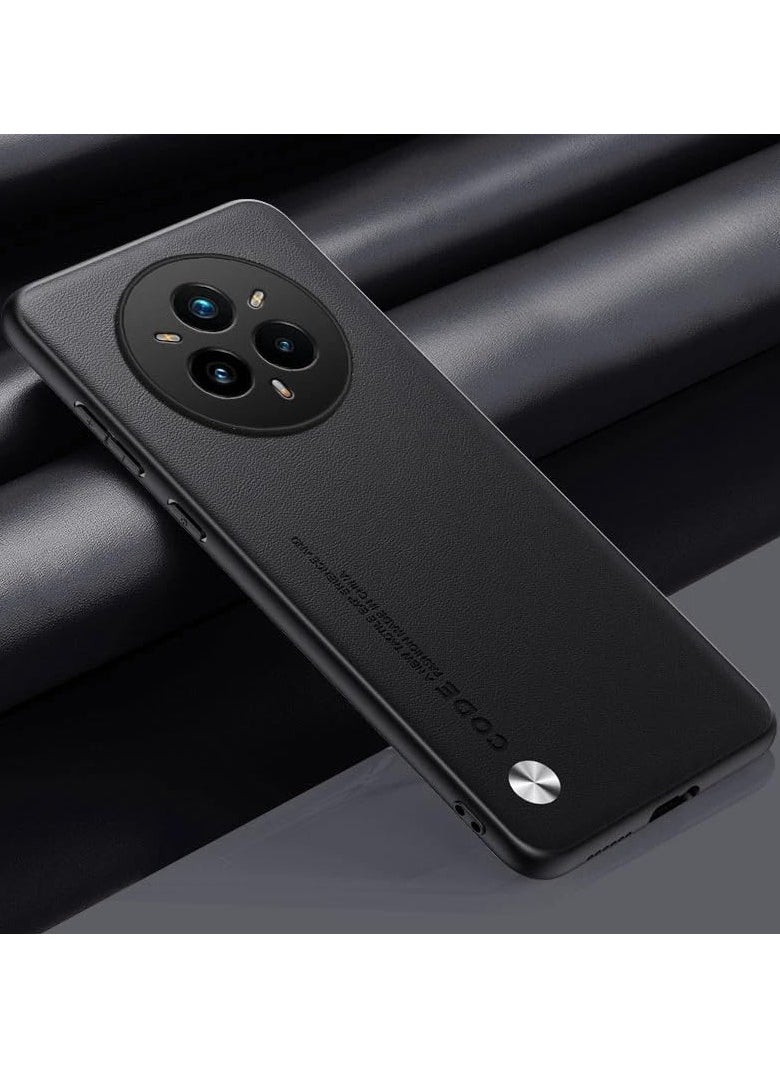 General Case Compatible Realme 14 Pro Plus Case, Pure Leather Skin Friendly Case Matte Bumper Pad Soft-Edge Shockproof Case for Realme 14 Pro+ 5G  - Image 1