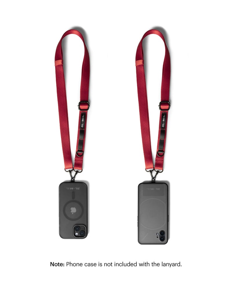 DailyObjects Red Art of Motorcycling Utility Lanyards | Phone Necklace Comfortable Around The Neck, Compatible with All Smartphones | Phone case is not included - Image 2