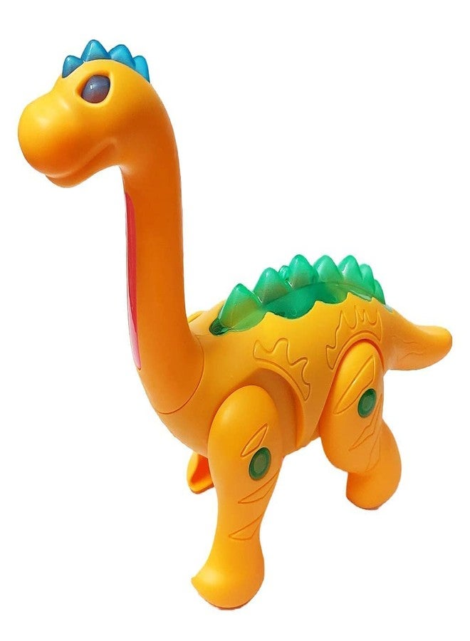 Manos Cute Dinosaur Toy Figure Musical Toy for Kids Moving Animal Figure Toy for Kids Pack of 1 Multicolour Toy - Image 2