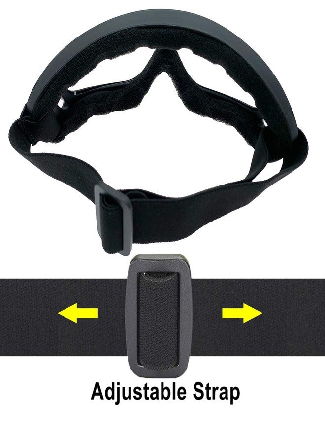 LJDJ Motorcycle Goggles,4 Pack Dirt Bike ATV Motocross Riding Offroad Protective with 4 Pack Neck Breathable Bandana Mask for Men Women Kids Youth Adult - Image 5