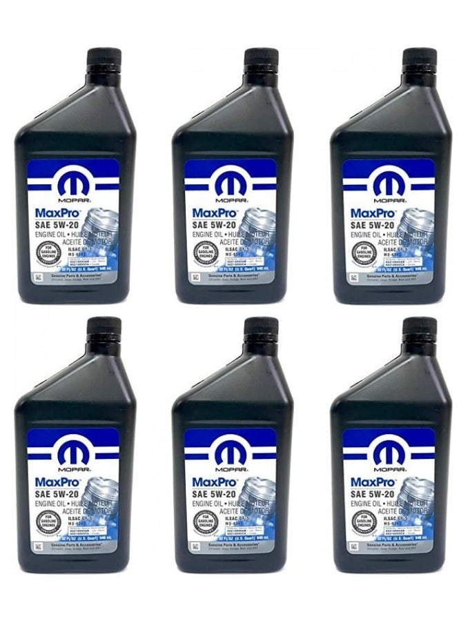 موبار زيت محرك موبار ماكس برو لسيارة جيب دودج كرايسلر (5W-20,1L) - Image 3