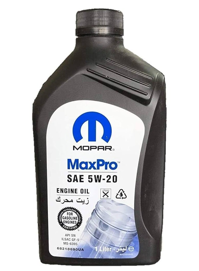موبار زيت محرك موبار ماكس برو لسيارة جيب دودج كرايسلر (5W-20,1L) - Image 1