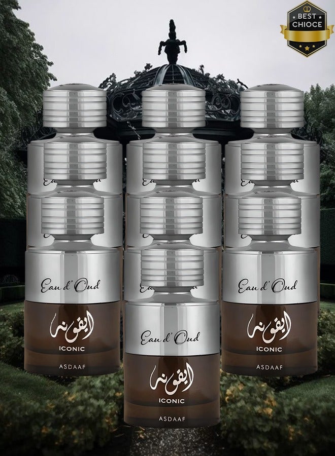 ASDAAF 10 Pieces Iconic Eau D Oud Perfume 100ml EDP - Image 1