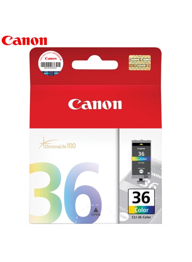 كانون Canon Cli-36 خرطوشة حبر ملون أصلية لطابعات Canon Pixma Ip100 Ip110 Tr150 - Image 2