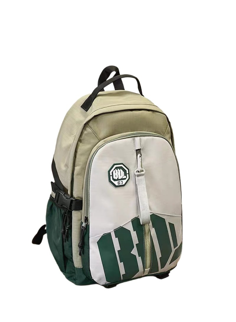 BDLBDL Fashion Student Backpack, Ergonomic Backpack, Lightweight Backpack, Durable Backpack, Adjustable Shoulder Strap Backpack, Minimalist Aesthetic Student Backpack. - Image 3