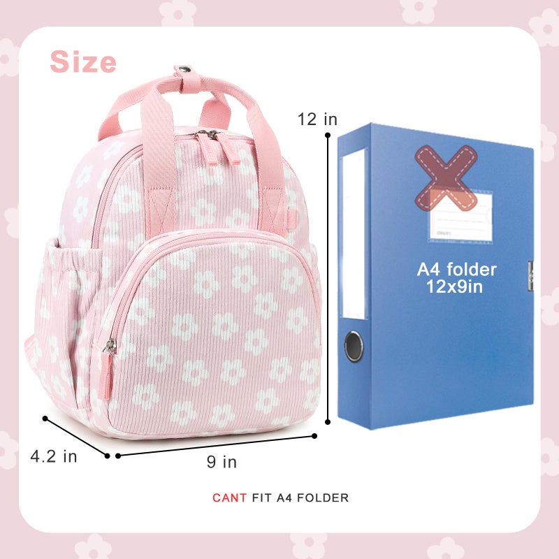 Bluboon Toddler Backpack for Girls Boys 2-4 Cute 12" Preschool Kindergarten Backpacks Kids Daycare Bags School Trave, toddler girl gifts, 3 Year Old Girl Gifts - Image 5