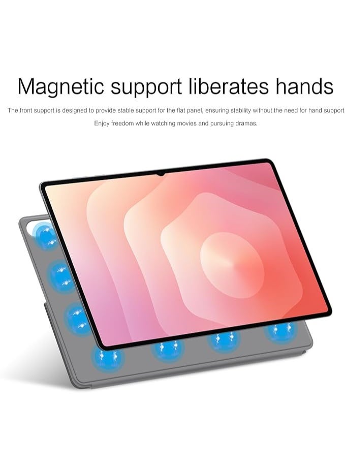 Compatible with Samsung Galaxy Tab S11 Ultra 14.6 inch 2025 Tablet Ultra Thin Smart Magnetic Cover Leather Shell Sleep Wake-Up - Image 4
