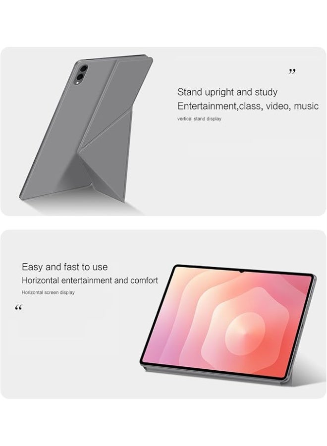 Compatible with Samsung Galaxy Tab S11 Ultra 14.6 inch 2025 Tablet Ultra Thin Smart Magnetic Cover Leather Shell Sleep Wake-Up - Image 5