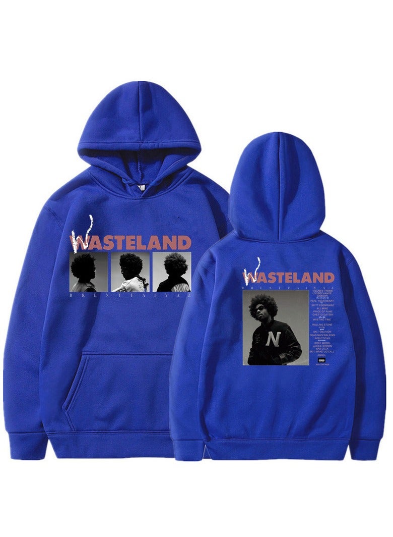 Wasteland Rock Graphic Fleece Hoodie – Unisex Outdoor Running & Sports Pullover  - Image 1