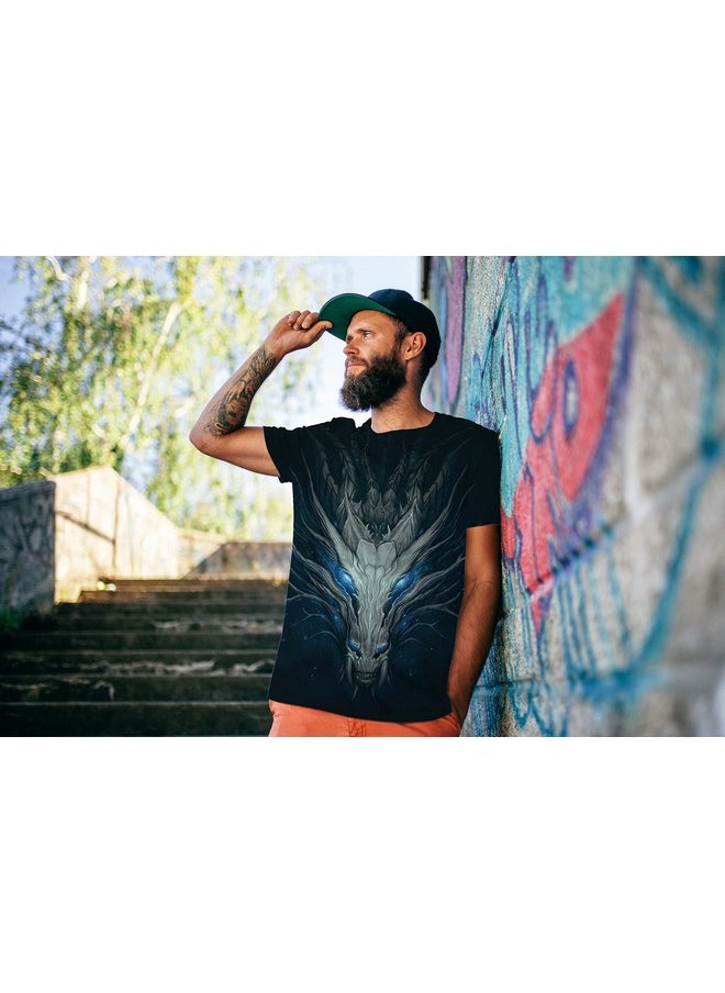 KYKU KYKU Mens Dragon T Shirts Fantasy Shirt Animal Dragons Clothing Cool Tee  - Image 3