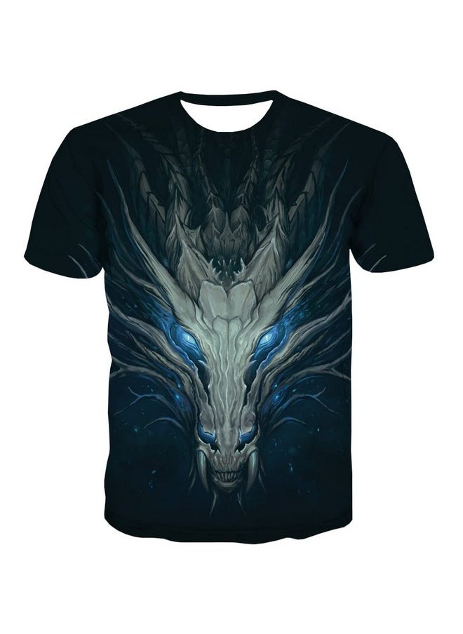 KYKU KYKU Mens Dragon T Shirts Fantasy Shirt Animal Dragons Clothing Cool Tee  - Image 1