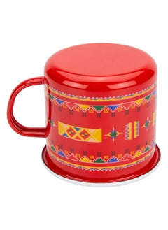 AL SANIDI Al-Qatt Al-Asiri inscription cup, Coffee cup for trips and travel, Red, 700 ml  - Image 2