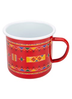 AL SANIDI Al-Qatt Al-Asiri inscription cup, Coffee cup for trips and travel, Red, 700 ml  - Image 4