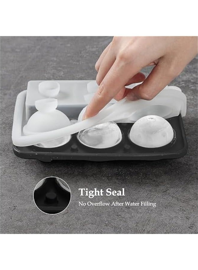 بيوينتي قالب ثلج فاخر - صُنعت صينية الثلج من سيليكون عالي الجودة يتميز بمرونة فائقة. سواءً كنت تُقام حفلًا ضخمًا أو تستمتع بليلة هادئة في منزلك، فإن هذا القالب يُعتبر الإضافة المثالية لمستلزمات المطبخ الراقية. - Image 2