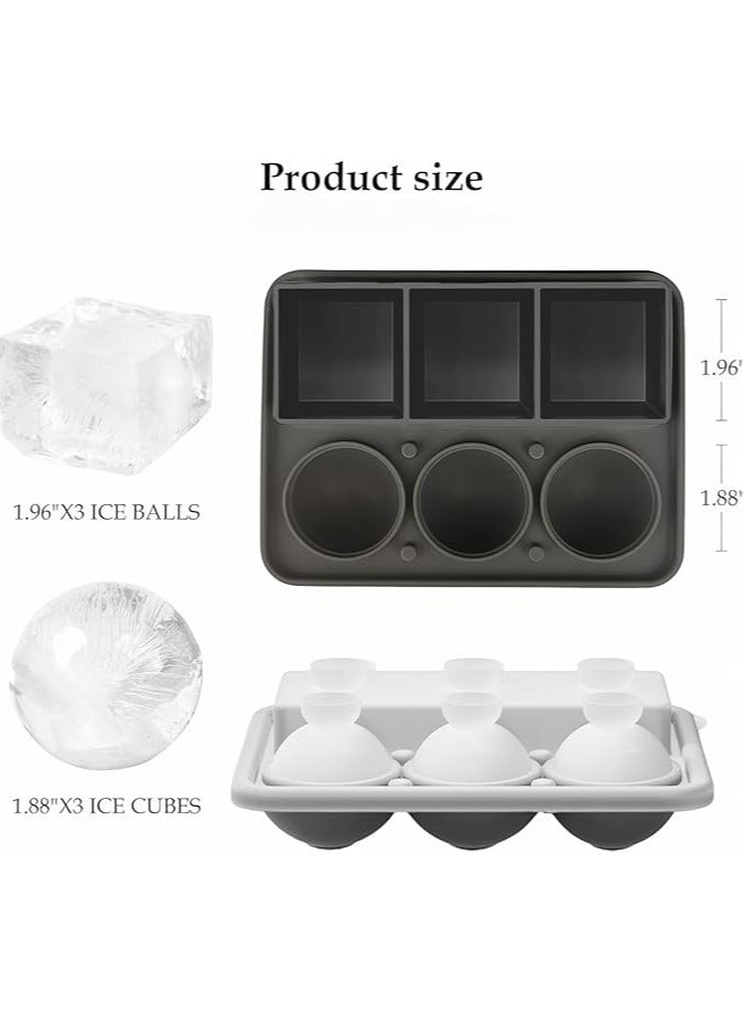 بيوينتي قالب ثلج فاخر - صُنعت صينية الثلج من سيليكون عالي الجودة يتميز بمرونة فائقة. سواءً كنت تُقام حفلًا ضخمًا أو تستمتع بليلة هادئة في منزلك، فإن هذا القالب يُعتبر الإضافة المثالية لمستلزمات المطبخ الراقية. - Image 3