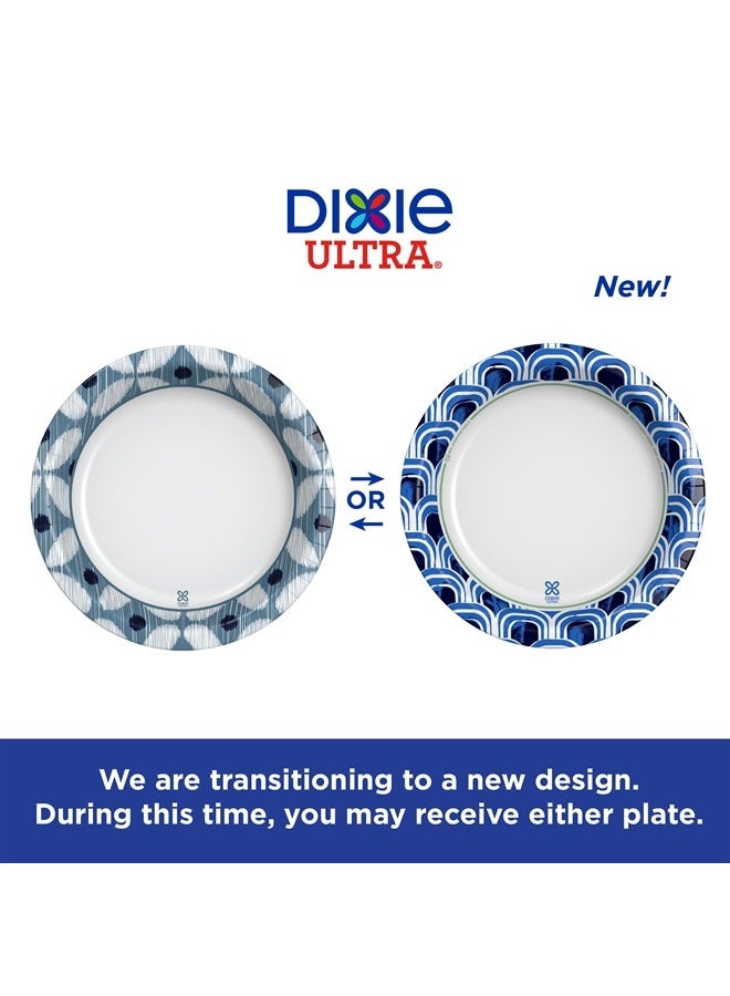 Dixie Ultra, Deep Dish Paper Plates, 28 Oz, 40 Count, Heavy Duty, Microwave-Safe, Soak-Proof, Cut Resistant, Disposable Plates For Heavy, Messy Meals - Image 3