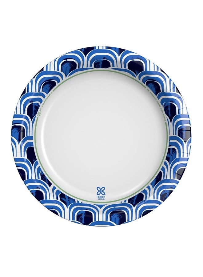 Dixie Ultra, Deep Dish Paper Plates, 28 Oz, 40 Count, Heavy Duty, Microwave-Safe, Soak-Proof, Cut Resistant, Disposable Plates For Heavy, Messy Meals - Image 2