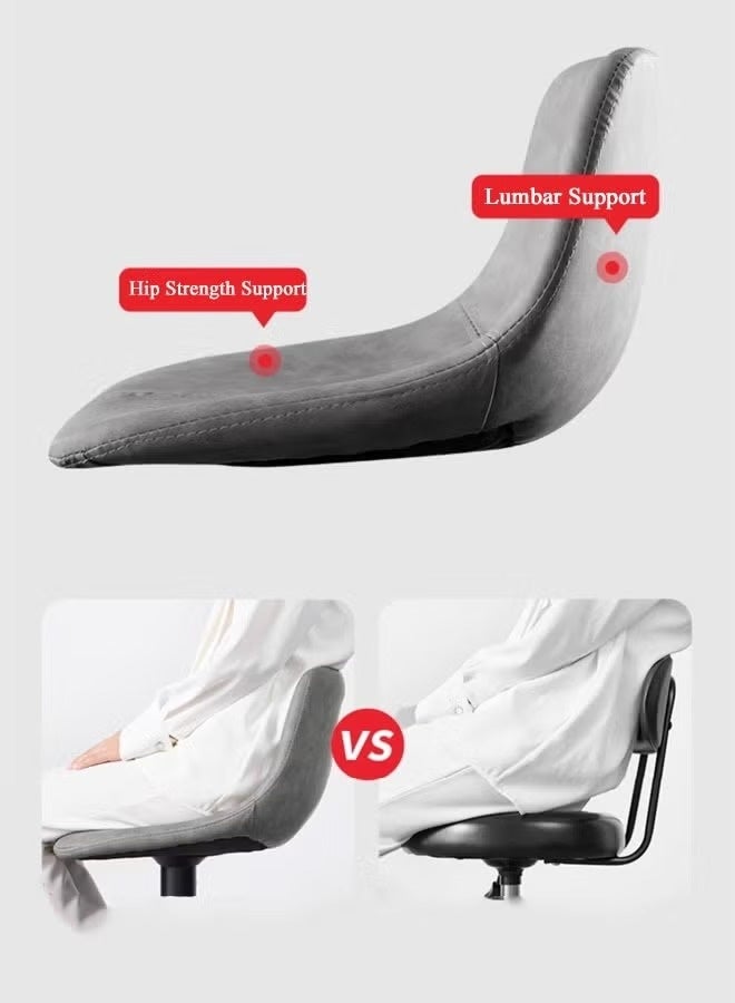 JOGAMS Bar Chairs Set of 2 Bar Chairs Bar Stool Height Adjustable 360° Swivel Kitchen Dinning Chair Modern Counter Chairs with Backrest and Footrest for Home Kitchen Cafe Parlor - Image 3