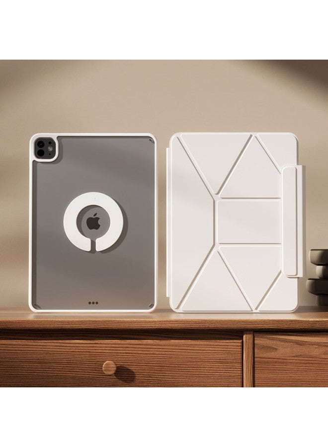 Zoyu Compatible With A16 Chip Ipad 11/10 Protective Case Magnetic Detachable Elevated Stand Tablet Cover Haze Gray - Image 4