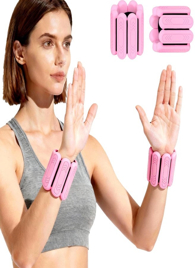Smlper Ankle Weights Set of 2(0.5/1/2 lb Each) - Ankle Weights for Women, Adjustable Wrist Weights with Premium Silicone for Gym, Pilates, Yoga, Running, Swimming - Image 1