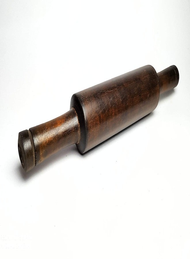 PS SHEVIN_® Wooden Rolling Pin Roller Thick,Wood,Roti Belan, Chapati Make (Brown, 12 in) (12 Inch, Pack of 1 Wood Belan) Made in India_ADA21