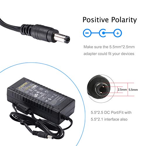COOLM 12V 6A Power Supply Adapter - AC Adapter 100-240V 50 60HZ DC 12 Volt 6A 72W Power Converter Transformer Charger 6amp 5.5mm x 2.5mm DC Plug for LED Strips Lighting, Router CCTV Camera COOLM - Image 2