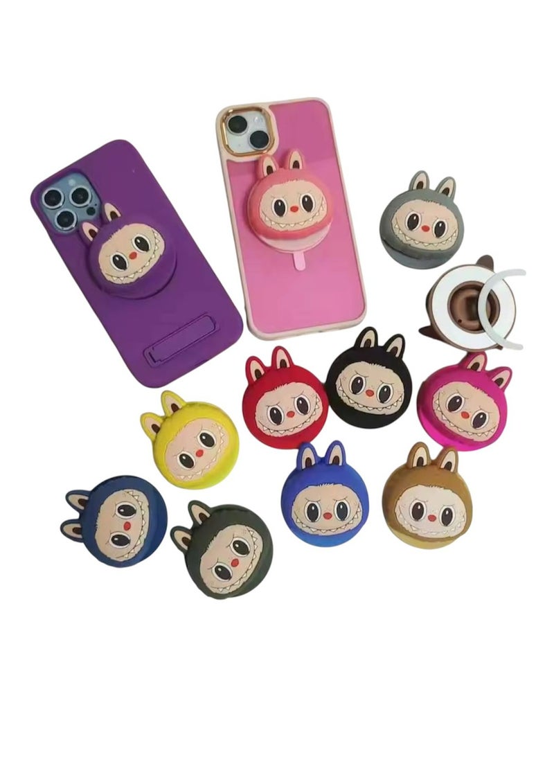 LABUBU Labubu Mag Grip – Pop Socket A Magnetic Phone Holder with a Creative Cartoon Style  - Image 4