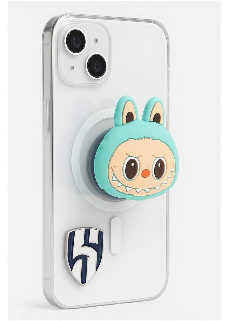 LABUBU Labubu Mag Grip – Pop Socket A Magnetic Phone Holder with a Creative Cartoon Style  - Image 2