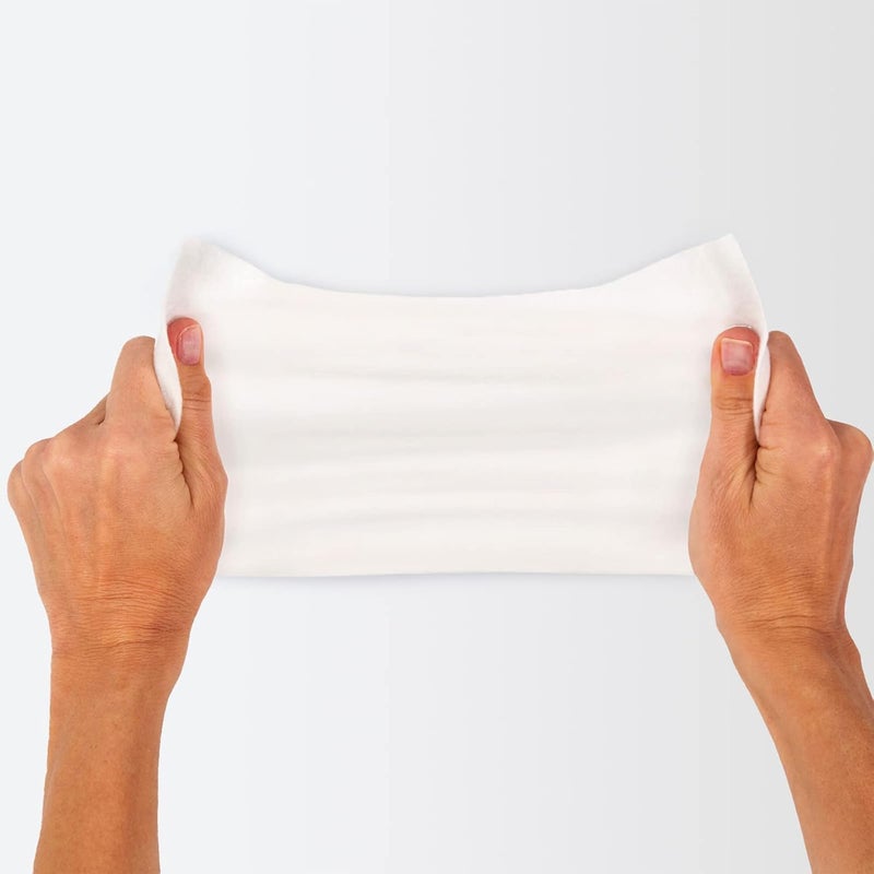 Sage مناديل الاستحمام المنعشة من سترايكر ساج الأساسية 6 عبوات 48 قطعة خالية من الشطف ناعمة للغاية ووزن متوسط مضادة للحساسية - Image 5