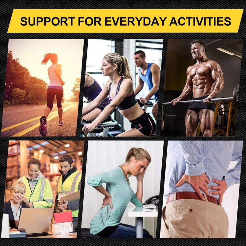 TriLink Low Back Support Belt for Women and Men Lumbar Support Brace with Reinforcing Springs and Dual Adjustment Straps and Breathable Fabric Perfect for Lifting Working and Everyday ComfortL - Image 4