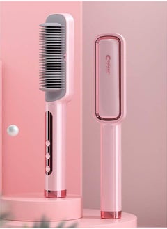 General Portable Hair Straightener Ionic Brush Electric Ceramic Straightening Comb 20s Quick Heated Anti-Scald Modelling Brush Styling Tools  - Image 1