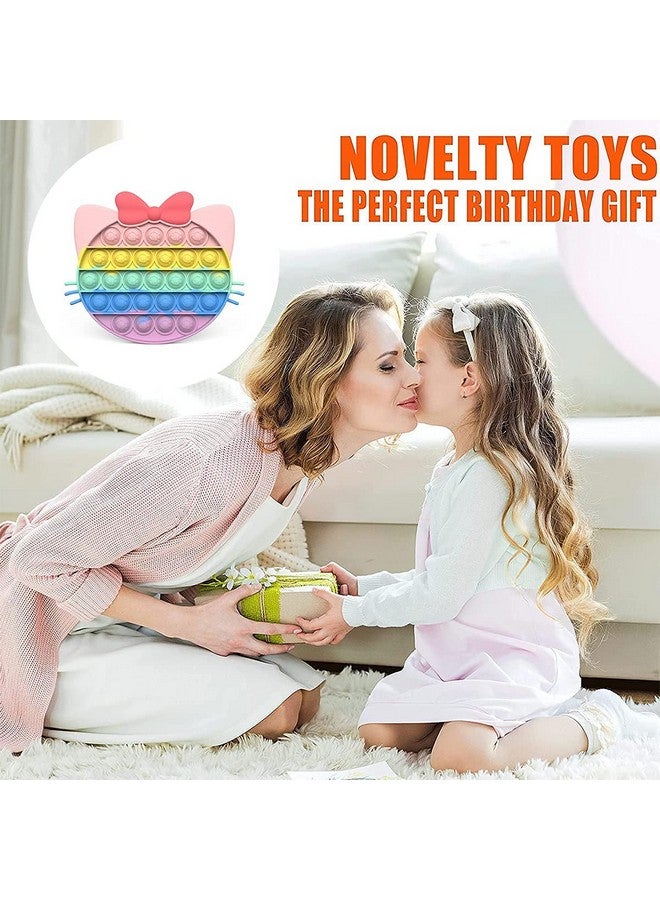 فنبلاست لعبة FunBlast Pop It Fidget Toy، لعبة تخفيف التوتر المصنوعة من السيليكون للأطفال المصابين بالتوحد ذوي الاحتياجات الخاصة، لعبة حسية بالضغط (حشرة) - Image 3