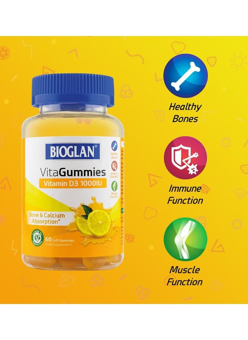 BIOGLAN - Vitamin D3 VitaGummies 60 Gummies - Image 1