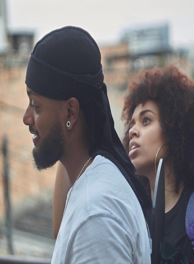 ForceWave Velvet Durag for Men - 6 Pack with a Wave Cap, 41-Inch Long Tail and Wide Strap for 360, 540 and 720 Waves (Assorted Colors) - Image 5