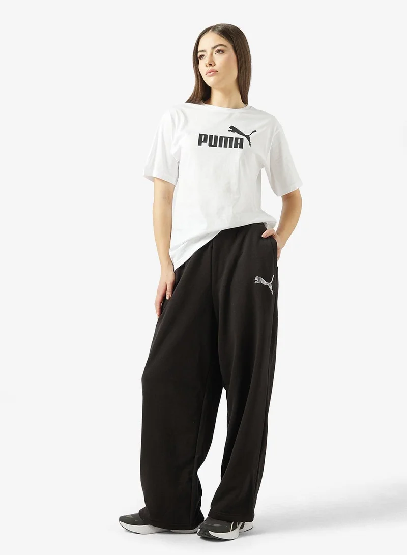 بوما بنطلون واسع بطبعة فاخرة أساسية