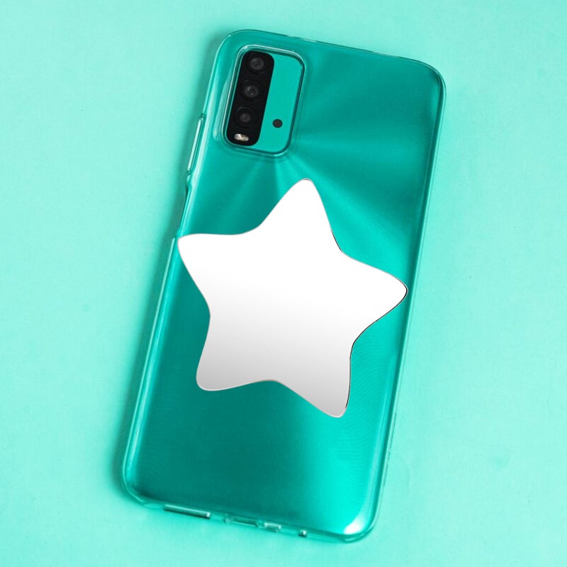 5Pcs Mirror Decal for Smartphone Stick-On Mirror Phone Star Charm Sticker - Image 4