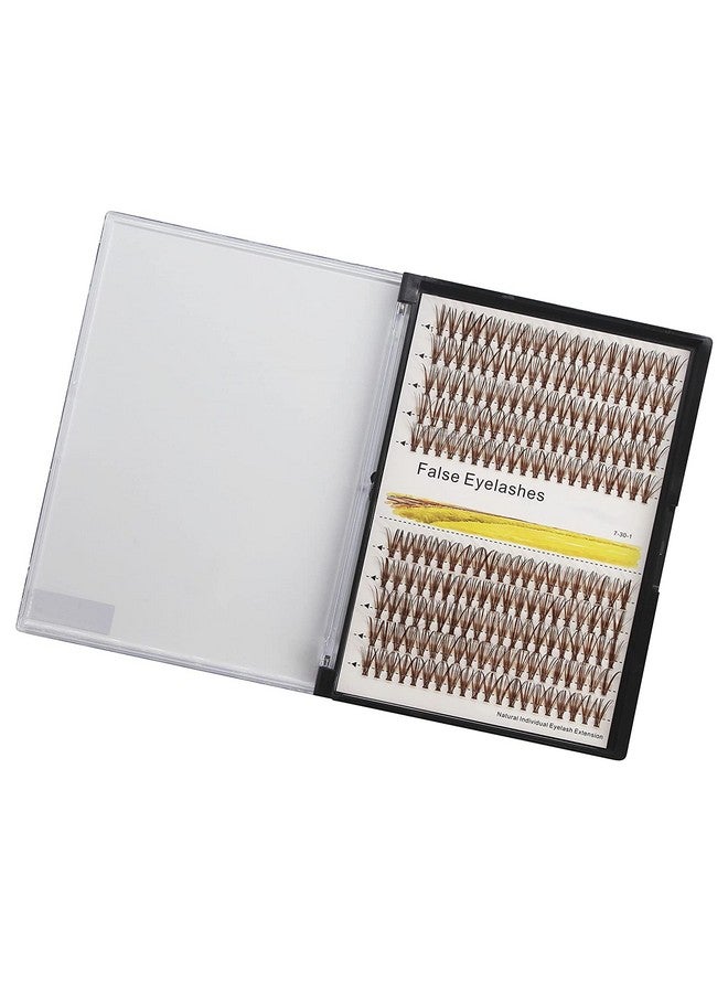 Hannahool 1020Mm Available 120Pcs Thickness 0.07Mm D Curl Brown Color Individual False Eyelashes Natural Long Makeup Colorful Cluster Eyelashes Volume Eye Lashes Extensions (12Mm) - Image 4