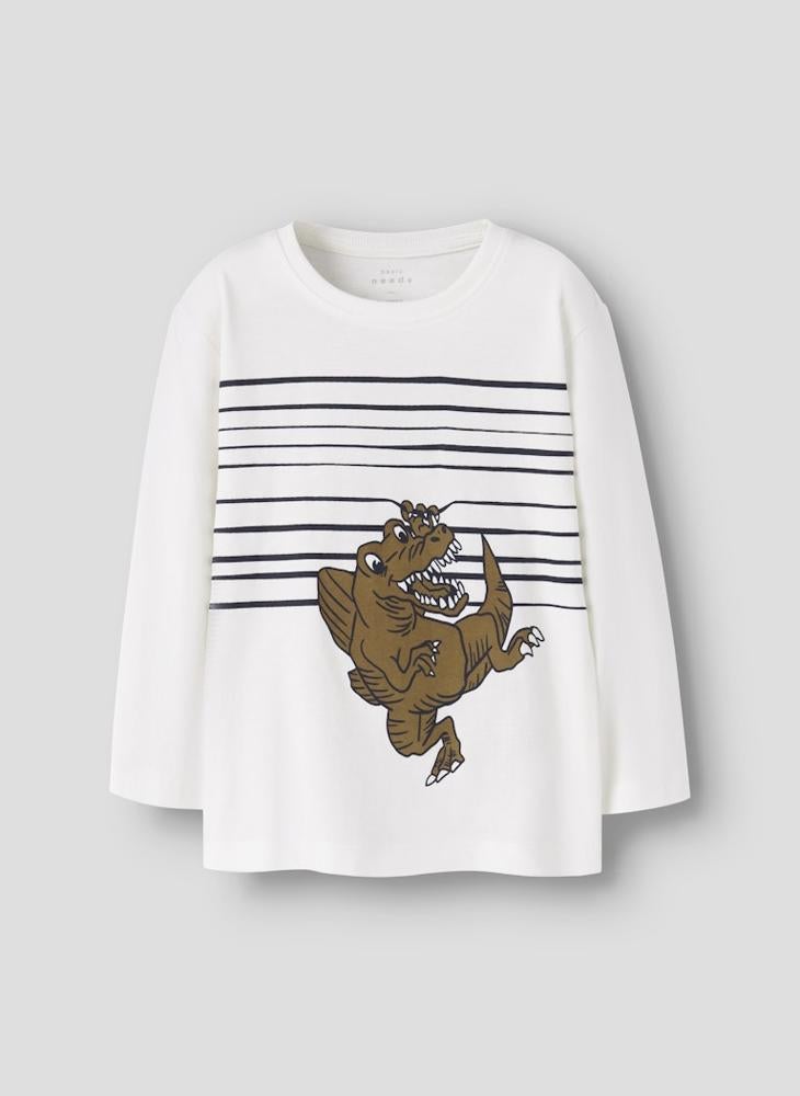 NAME IT Kids Printed Crew Neck T-Shirt - Image 1