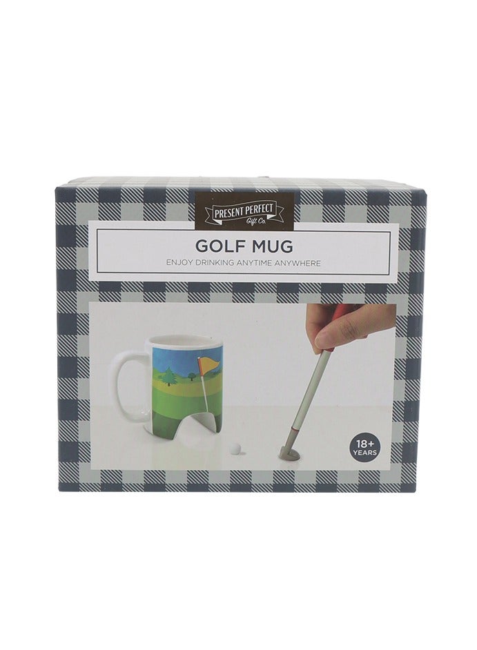 Midi Innovative Golf Coffee Mug with Putter & Ball - Desk Game - Image 3