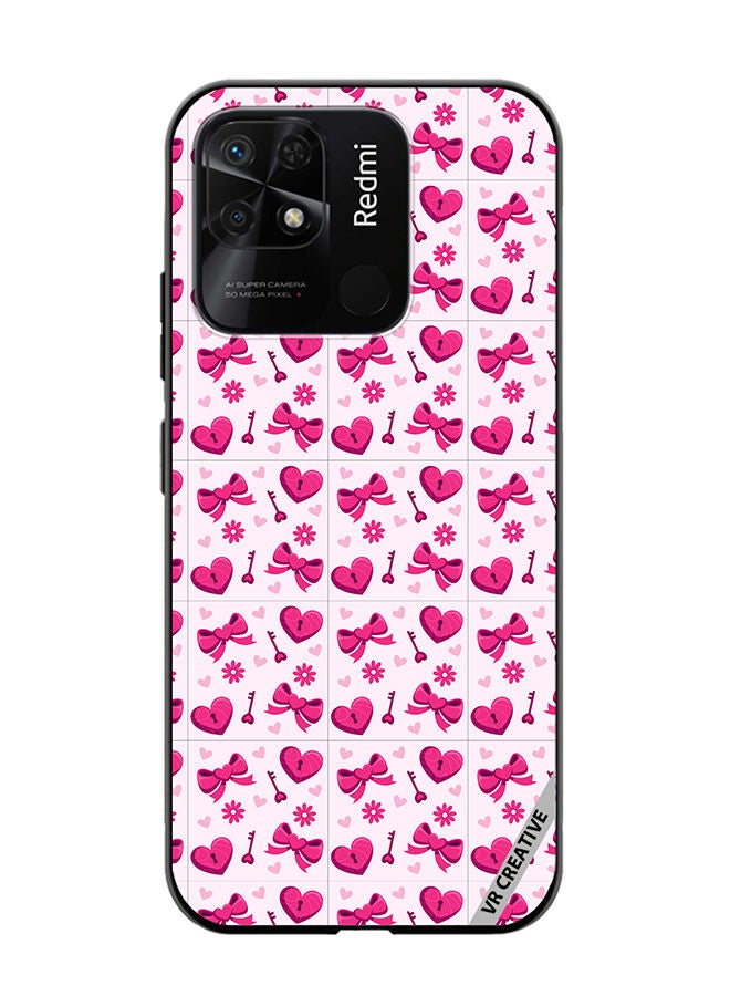VR CREATIVE Protective Case Cover For Xiaomi Redmi 10C Love Pattern Design Multicolour - Image 1