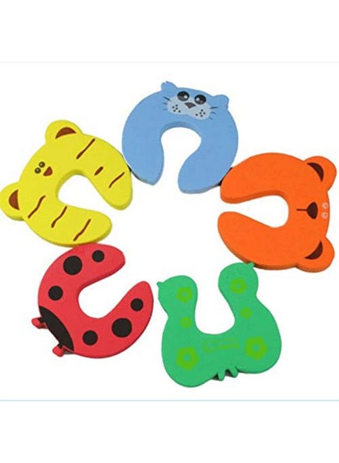 Orcoa Finger Pinch Foam Door Guard;Stopper Prevent Finger Pinch Injuries(Random Designs) (Pack Of 4) - Image 4