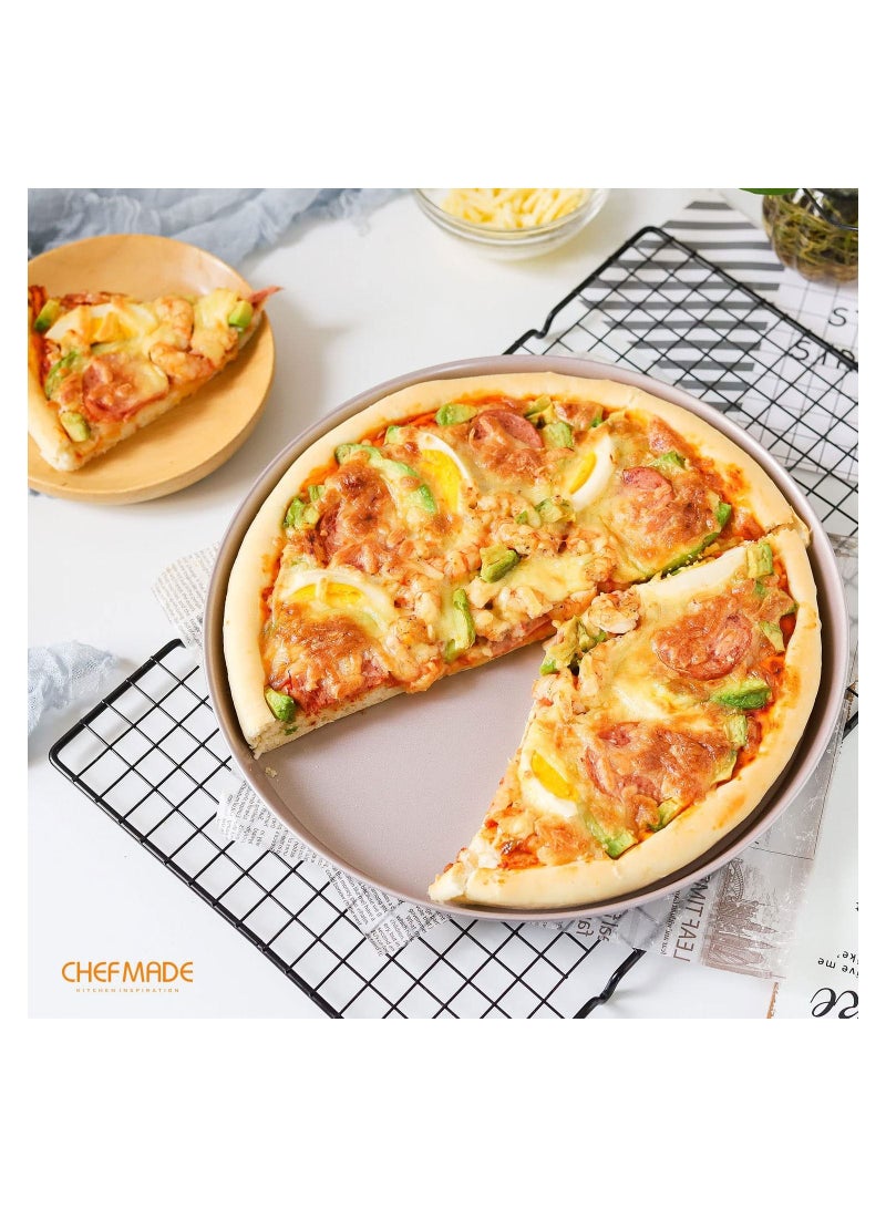 chefmade Pizza Pan 10 Inch Non Stick Pancake Bakeware - Image 4