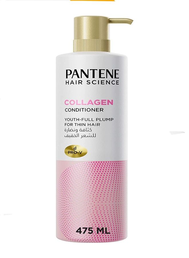 Pantene Hair Science Collagen Conditioner for Youth-Full Plump, 475 ml