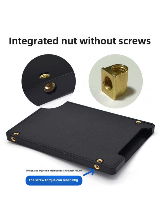 2.5inch Screw-free SSD Solid State Drive Shell Public Version Jiang K Plastic Shell-Color:Red - Image 3