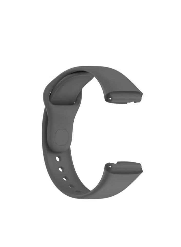 Xiaomi Redmi Watch 3 Active Soft Silicone Replacement Strap With Amazing Design - Dark Grey - Image 2