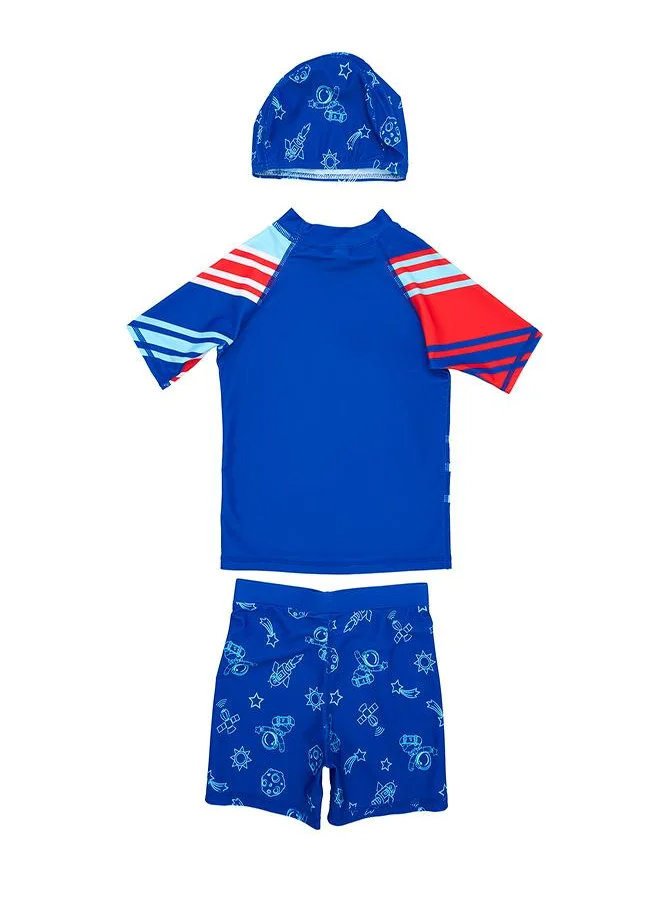 babyqlo Astronaut Space 3 Pc Boys Swim Set