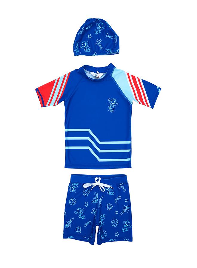 babyqlo Astronaut Space 3 Pc Boys Swim Set - Image 1