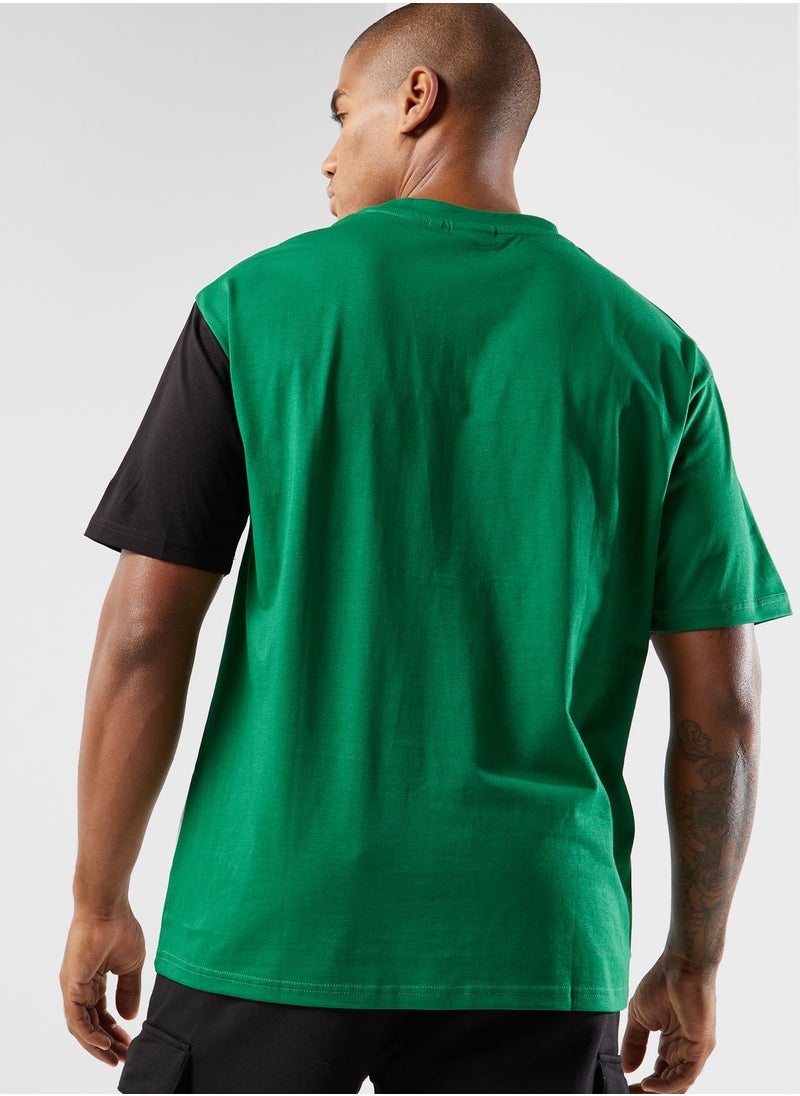 NEW ERA - Boston Celtics Cut And Sew T-Shirt - Image 1