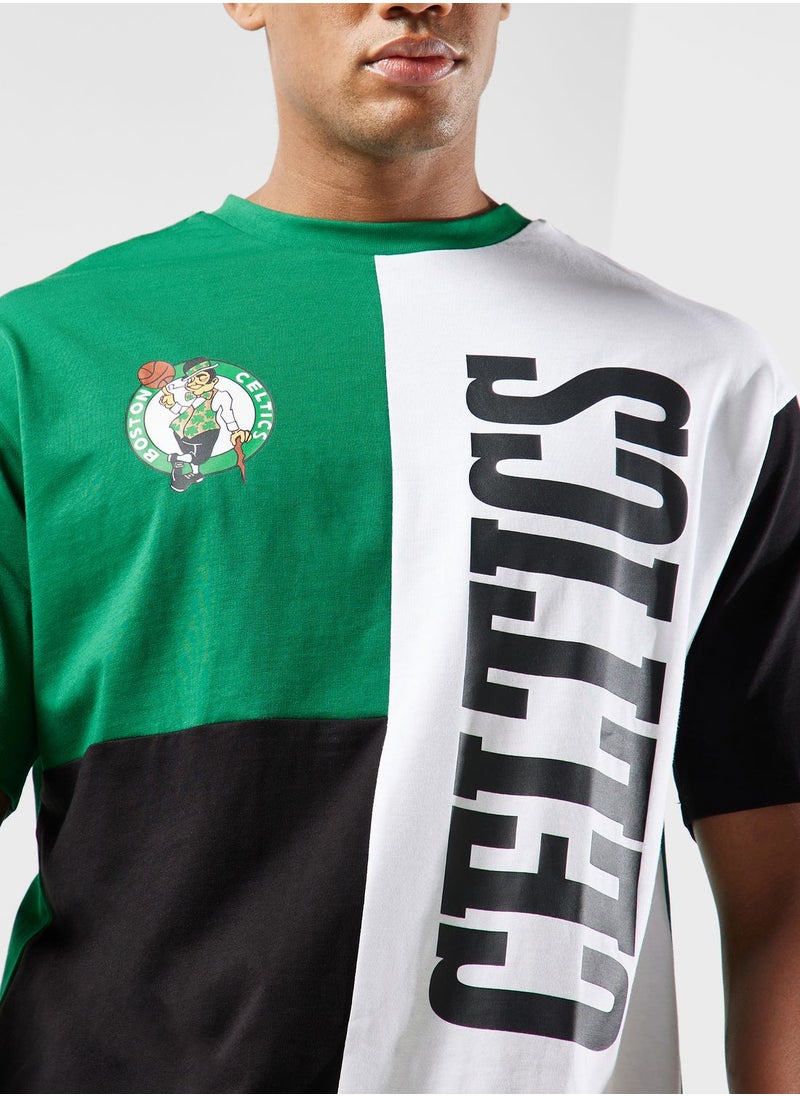 NEW ERA - Boston Celtics Cut And Sew T-Shirt - Image 1